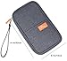 NKTM Travel Passport Wallet,Family Passport Holder with Hand Strap