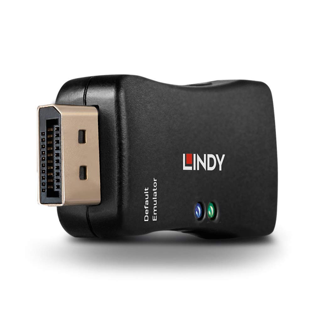 LINDY 32116 DisplayPort 1.2 EDID Emulator, Black