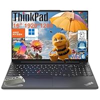Lenovo ThinkPad E16 Gen 2 Business Laptop Computer, AMD 8-Core Ryzen 7 7735HS, 32GB DDR5 RAM, 1TB PCIe SSD, 16