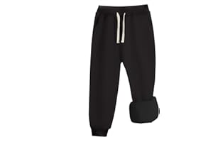 Shouldin Kids Sweatpants Toddler Fleece Jogger Pants Athletic Elastic Waistband Sweatpants for Boys and Girls（2-14 Years）
