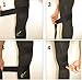 Copper Infused Knee Compression Sleeve with Patella Strap for Extra Support When Running, Joint Pain Relief, Arthritis and Injury Recovery for Men and Women Sold as SINGLE Wrap by AA-Line