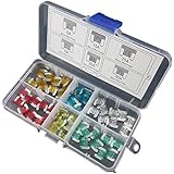 DIGITEN Assorted Auto Car Micro Mini Blade Fuse 5A 10A 15A 20A 25A 30A Low profile (pack of 60)