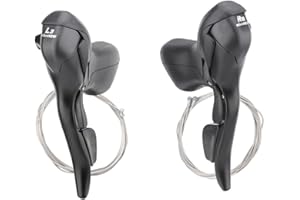 microNEW Road Bike Shifter 2/3X7/8/9/10/11Speed for Shift and Brake Lever 2 in 1 (L3*R8)