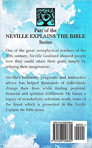 Meditation The Joyful Art of Persistence Neville Explains the Bible
