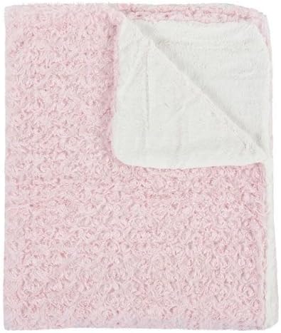 Mayoral Luxurious Pink Rose Petal Pram Stroller Baby Blanket