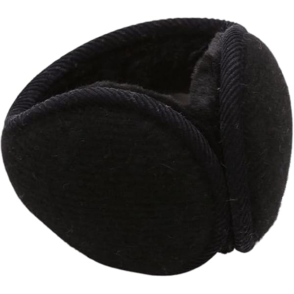 Orejeras Para Frio Orejeras De Invierno Para Hombres Y Mujeres - Orejeras Plegables De Lana Orejeras Para Esqui Al Aire Libre Orejeras Para La Cabeza Trasera Cuadrado Negro Jamw Sencillez Orejeras Frio