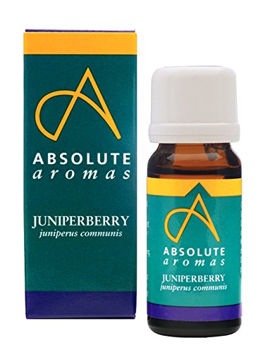 Absolute Aromas Juniperberry 10ml (Juniperus Communis) Essential Oil - 100% Pure, Natural, Undiluted, Vegan and Cruelty-Free - For use in Diffusers and Aromatherapy Blends