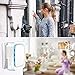 Wireless Doorbell Coolqiya Door Bell Chime with 2 Waterproof Transmitters and 3 Plug-in Receivers for Home 52 Ringtones