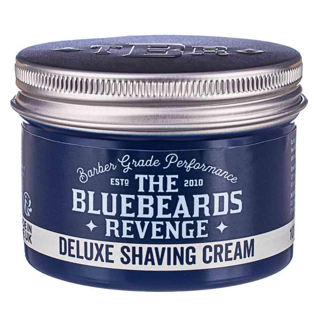 The Bluebeards Revenge, Traditional Shaving Cream For Men, Vegan Friendly Barbershop Shaving Cream, For All Skin Types, 100ml