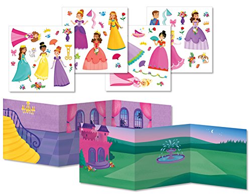 Peaceable Kingdom Sticker Fun! Princess Reusable Sticker Tote