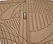 Motor Trend Mt-794-Bg FlexTough Advanced Performance Mats-4Pc HD Rubber Floor Mats for Car SUV Auto All Weather Plus (Beige)