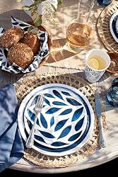 Lenox 895237 Blue Bay Melamine Dinner Plates, Set