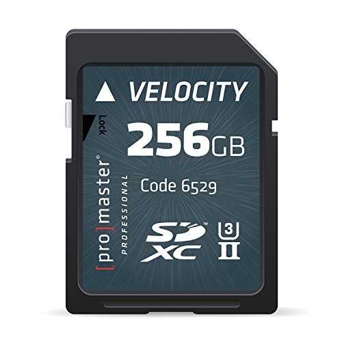 Promaster SDXC 256GB Velocity U3 Memory Card