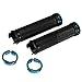 OUTERDO Bicycle Handlebar Grips Double Lock on Locking Aluminum Grips blue