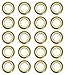 Selling Wonderful 1-9/16-Inch Inner Diameter Plastic Curtain Grommets 20-Pack (Champagne)
