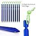 Geertop 10 Pack Camping Tent Stakes Aluminum + 4 Pack 4mm Reflactive Tent Guy Lines with Tensioner Ultralight Tent Cord and Stakes for Hiking Hunting Outdoor Activity Blue