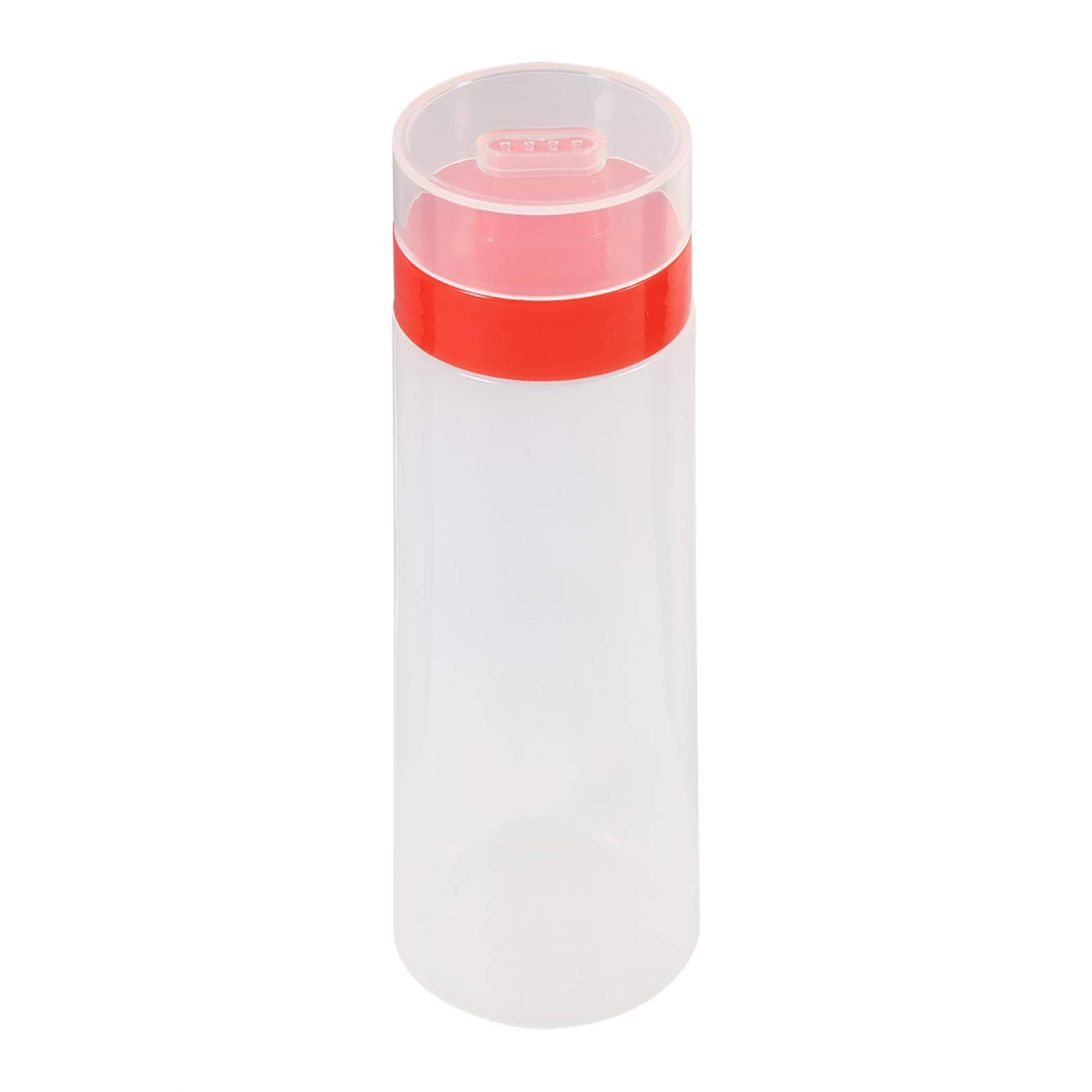 4‑Hole Condiment Squeeze Bottles Sauce Bottle Safe Resin for Ketchup Jam Mayonnaise Olive Oil Sauce Dispensers(red)