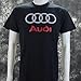 Audi Logo on a Black T Shirt