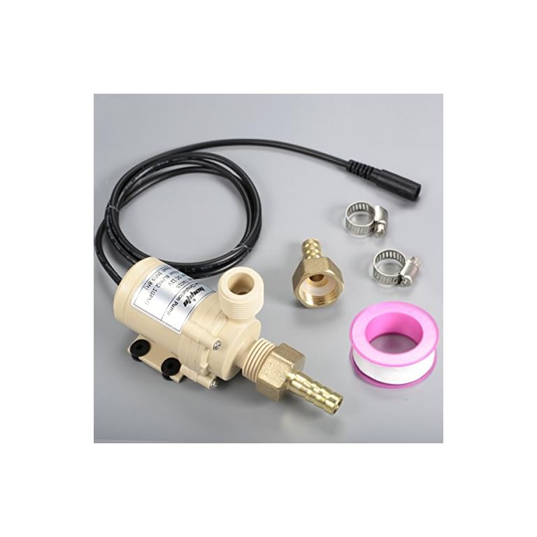 bayite BYT7A015 DC 12V Solar Hot Water Heater Circulation Pump with DC