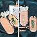 KISSTAKER Stainless Steel Cosmetic Jewelry Organizer Trays, Oval Muti-Functionary Storage Trays for Wax Tray Towel Tray Dish Plate Fruit Plate with 9 x 3.7 x 0.6 Inch (Rose Gold)