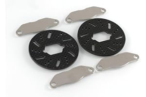 GTBRacing 1/5 RC Car LOSI 5ive - T 5T Stainless Steel Brake pad/Carbon Fiber Rotor Brake Disc (Brake Disc + Pad)