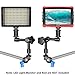 Neewer Aluminum Alloy Articulating Magic Arm - 7 Inches/ 17.78 Centimeters, with 15mm Rod Clamp for Mounting LED light, Monitor, Flash to DSLR Camera or DSLR Movie Rig