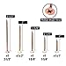 Hilitchi 250-Pcs #7 Phillips Bugle Head Coarse Thread Drywall Screw Assortment Kit, Carbon Steel Zinc Plated, Ideal Screw for Drywall Sheetrock, Wood, and More