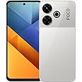 Poco M6 4G LTE GSM (256GB + 8GB) 108MP Triple Camera 6.79" Octa Core (Tmobile Mint Tello Global) Unlocked + (Fast Car 33W) (Silver (Global ROM))