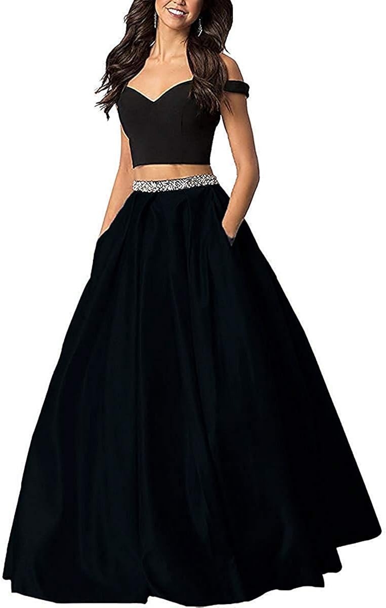 two piece ball dress