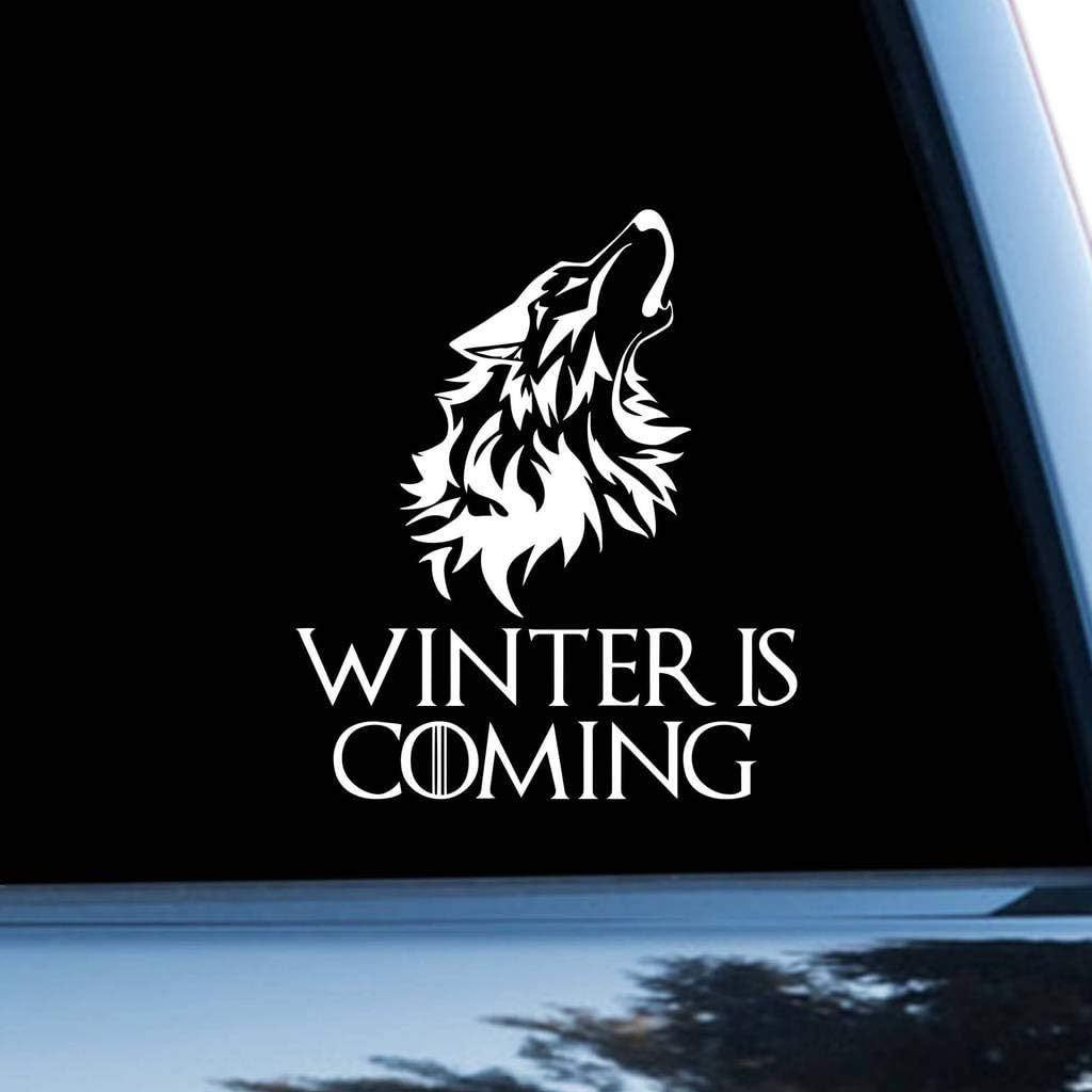 Amazon Com Game Of Thrones Car Sticker Starks Car Decal Dire Wolf Symbol Bumper Sticker Logo Bumper Decal Window Sticker Vinyl Stark Sigil Head Home Audio Theater