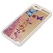iPhone 6 Case, iPhone 6S Case, EMAXELER 3D Creative Design Flowing Liquid Floating Bling Shiny Butterfly Liquid Protective Polycarbonate Hard Case for iPhone 6/6S+Stylus Pen(Butterfly,Pink)