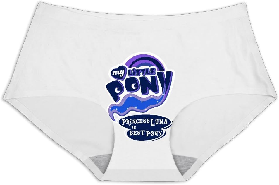 MeiSXue Women's My Little Pony Princess Luna Is Best Pony Logo Ice Silk Briefs