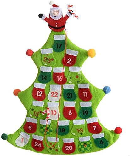 Albero Di Natale Disegno.Wer Natale 40 Cm Calendario Dell Avvento Disegno O Verde Albero Di Natale Amazon It Casa E Cucina