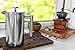 Skamroff Premium Stainless Steel French Coffee Press – Double Wall, Keep Warm and Safe for Making Perfect Coffee or Tea – Size: 1L, 34oz, 8 Cups