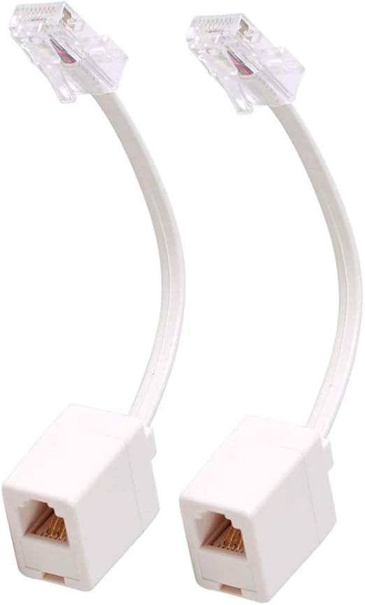 RJ45 vers RJ11 convertisseur adaptateur connecteur M/F cable, Uvital