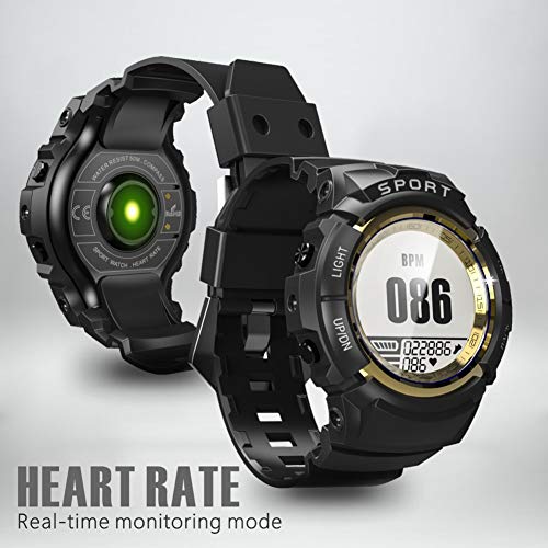 Sport Watch for Men Smart Fitness Activity Tracker IP68 164ft Waterproof with HR Heart Rate Monitor, Step/Calorie Counter, Pedometer, Compass,6 Multi-Sport Mode, 30 Days Working Time for Outdoor Watch - Thumbnail 5