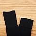 JET-BOND(TM) FS03 Thick Wool Woolen Cashmere Knitting Thigh High Knee Socks Warm Stockings (Thick Black)