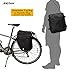 Sahoo Bike Rack Pannier Bag 3 in 1 Rear Rack Carrier Trunk Bag, Water Resistance 37L Large Capacity Bike Rear Panniersthumb 4