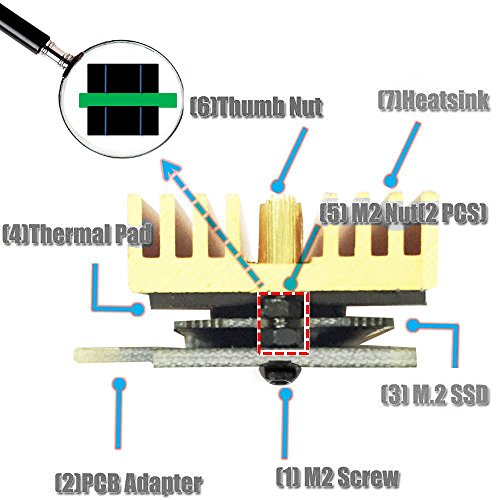 PCI-Express-M2-NGFF-PCI-E-SSD-to-PCIe-30-x4-Host-Adapter-Card-with-Heatsink-Cooler-Support-M2-PCIe-NVMe-or-AHCI-Type-2280-2260-2242