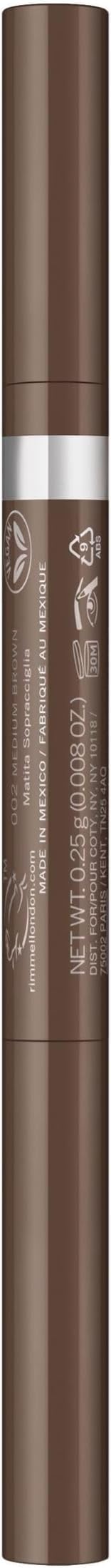 Rimmel Brow this Way Fill & Sculpt Eyebrow Definer 02 Medium Brown