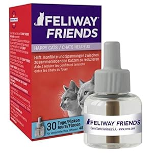 FELIWAY-Friends-30-Day-Refill-helps-to-reduce-conflict-in-multi-cat-households-helping-cats-get-along-better-48-ml FELIWAY Friends 30 Day Refill, helps to reduce conflict in multi-cat households, helping cats get along better - 48ml
