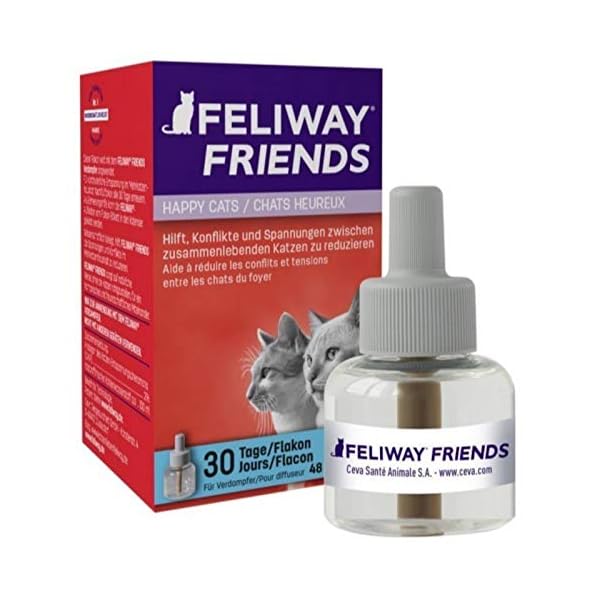 FELIWAY-Friends-30-Day-Refill-helps-to-reduce-conflict-in-multi-cat-households-helping-cats-get-along-better-48-ml FELIWAY Friends 30 Day Refill, helps to reduce conflict in multi-cat households, helping cats get along better - 48ml