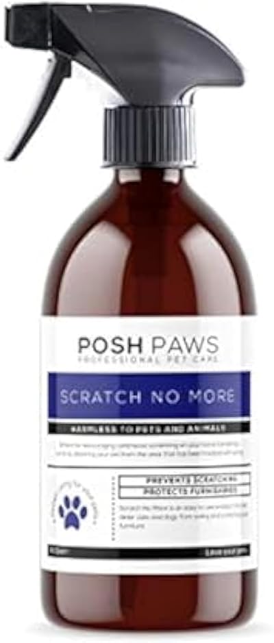 McKLords Posh Paws Scratch No More Cat Deterrent Spray 500ml Clear