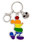 Disney Rainbow Pride Collection Mickey Mouse Key