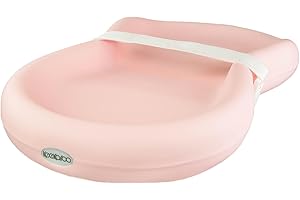 Keekaroo Peanut Changer Baby Pink– The Original Made in USA Easy-to-Clean Changing pad and The only Shell Over Foam, Fully impermeable to Fluid - Limited Edition Color