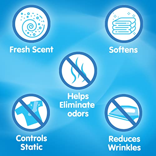 Snuggle Plus SuperFresh Dryer Sheets with Static Control and Odor Eliminating Technology, Spring