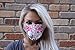 Full Seal Pollution Mask for Men & Women - Reusable Cotton Air Filter Mask With Adjustable Ear Loops Perfect for Blocking Pollution Germs Pollen and Dust (Includes 4 Carbon Filters N99) (Pink-Flower)