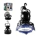 Portable LED Camping Lantern with Ceiling Fan, Outdoor Camping Lantern 2-In-1 Combo 18 Super Bright LED Light and Fan