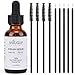 Castor Oil for Eyelashes and Eyebrows, 100% Pure, Organic and Cold Pressed, Promote Natural Growth for Lash and Brows, with Treatment Applicator Kit
