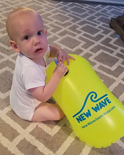 New Wave Swim Bubble for Open Water Swimmers and Triathletes - No Dry-Bag - Waterproof Phone Case & Swim Bubble Bundle (Green) - Thumbnail 3